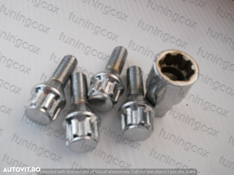 Prezoane Antifurt roti Fiat punto,grande punto,stilo,bravo,brava,croma,albea,panda,uno,500L - 2