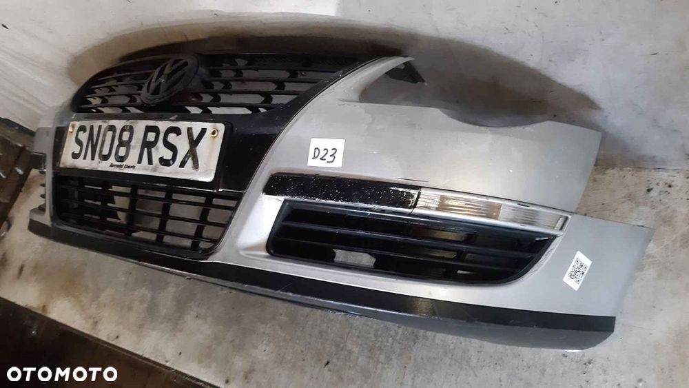 ^ ZDERZAK PRZÓD PRZEDNI DO VW VOLKSWAGEN PASSAT B6 LA7W SREBRNY - 3