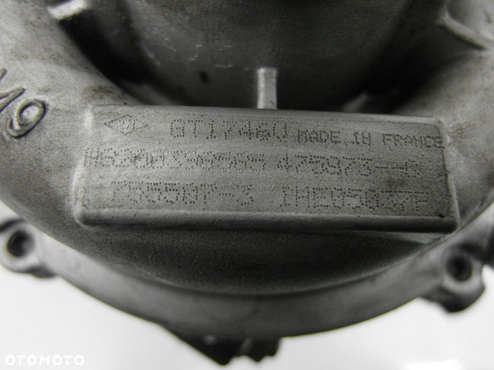 TURBOSPRĘŻARKA RENAULT SCENIC II 1.9 dCi H8200396585 7555073 GT17460 - 7