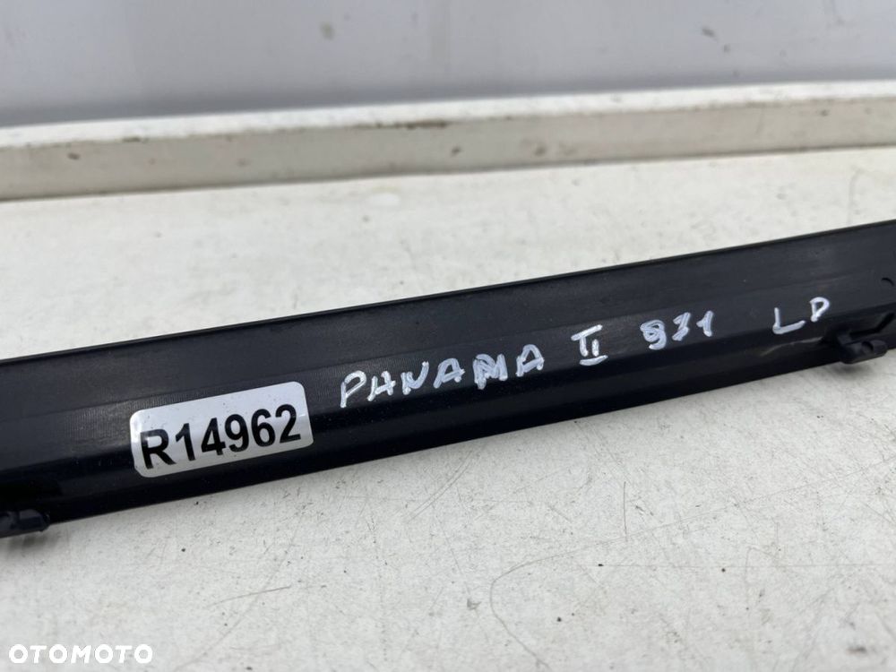 Listwa Porsche Panamera II 971 16-23r. lewa przednia dolna listwa zewnętrzna drzwi uszczelka - 12