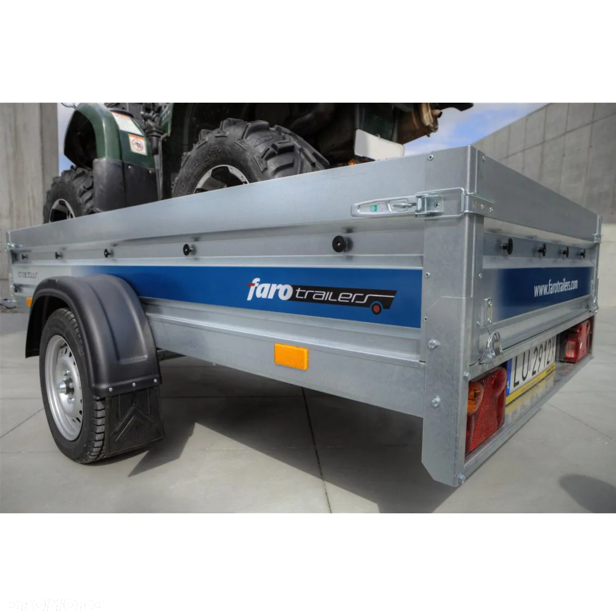 Faro Przyczepa TRACTUS 263x125 burty, MOCNA 750kg, DUŻY WYBÓR - 12