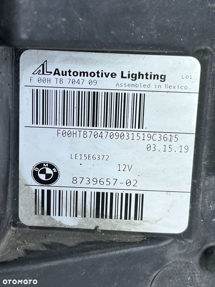 bmw g01 g02 adaptive led lampa lewa reflektor usa oe 8739657 - 13
