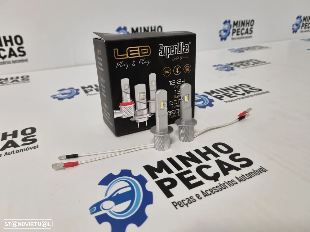 Kit Lâmpadas Led Superlite H1 - 3