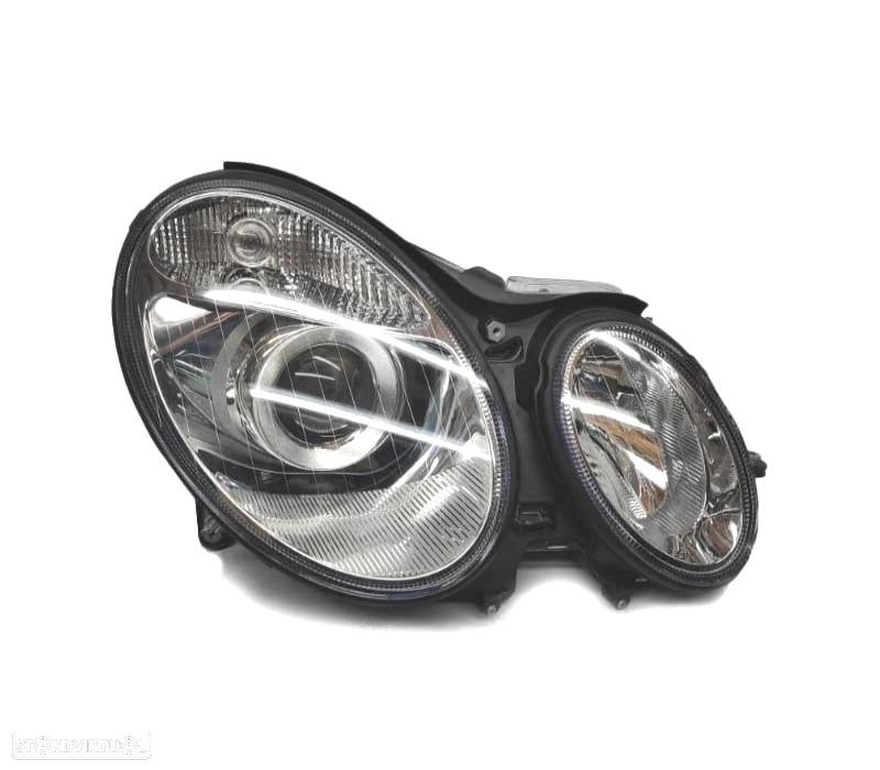 FAROL DIR OPTICAS XENON MERCEDES W211 E CLASSE 02-06 - 1