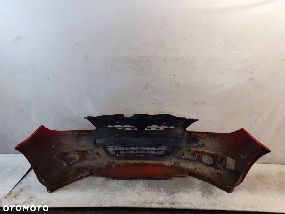 ^ ZDERZAK PRZÓD PRZEDNI DO OPEL CORSA D Z547 CZERWONY - 5