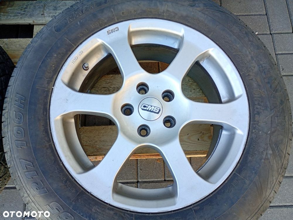 4x felga aluminiowa opona 225/65r17 106h 5x114.3 nissan x-trail t32 - 4