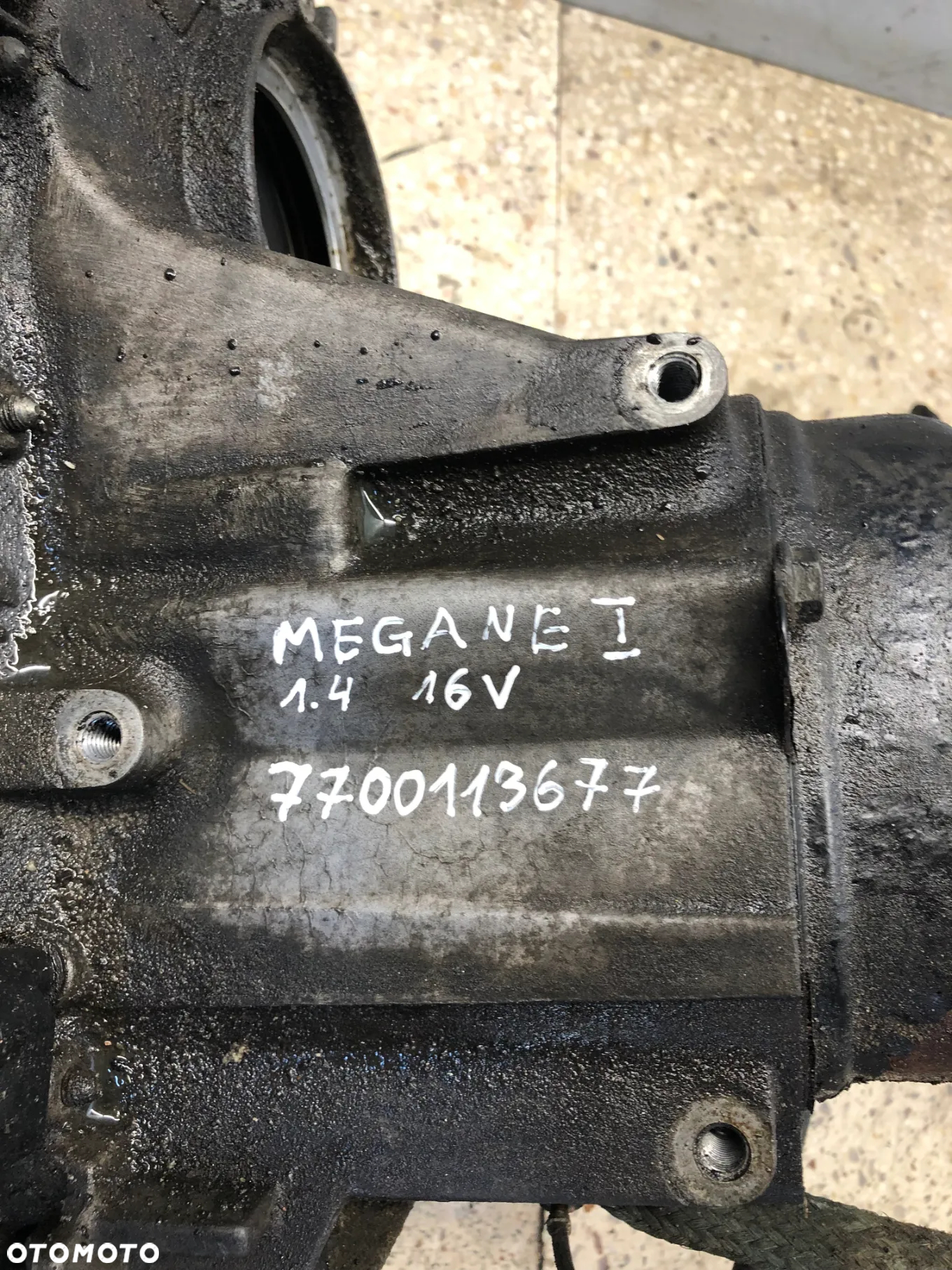 skrzynia biegów renault megane i 1.4 16v 7700113677 - 2