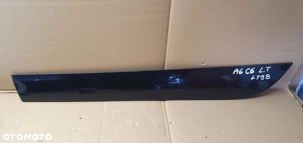 Listwa drzwi lewy tył tylna lewa Audi A6 C6 Kombi LY9B 4F0853969 - 1