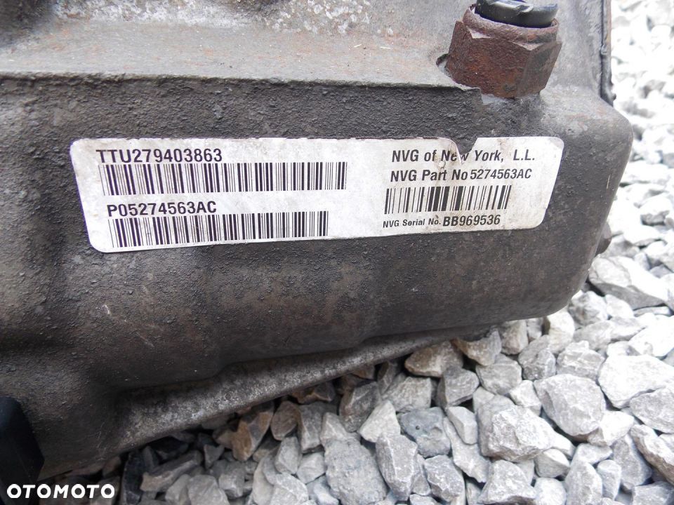 SKRZYNIA BIEGÓW PT CHRYSLER 2.4 P05274563AC - 2