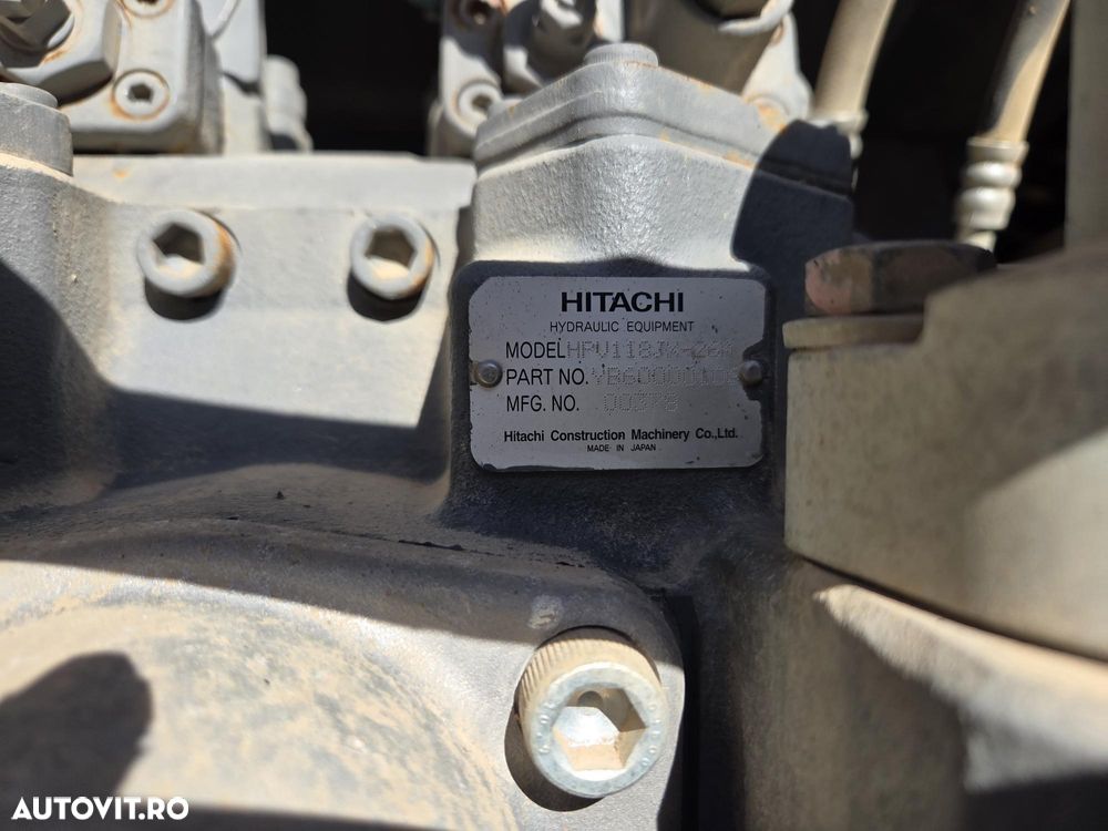 Hitachi ZX290LCN, 30 tone, 2014, 9.152h, latime 2,99m, 3 brate excavare, inst picon, inst rotire, gresare automata, Cupla rapida hidr, cupa 1,8mc, senile 80% ok, ad sapare 7m, bolt diam 90mm, 3 pompe hidr HITACHI, STARE BUNA-PROMOTIE 66.900 EUR+Tva - 26