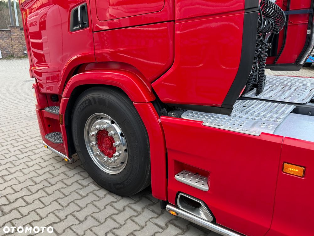 Scania 580s Scania z Niemiec ASO kontrakt serwisowy idealny stan v8 4x2 - 20