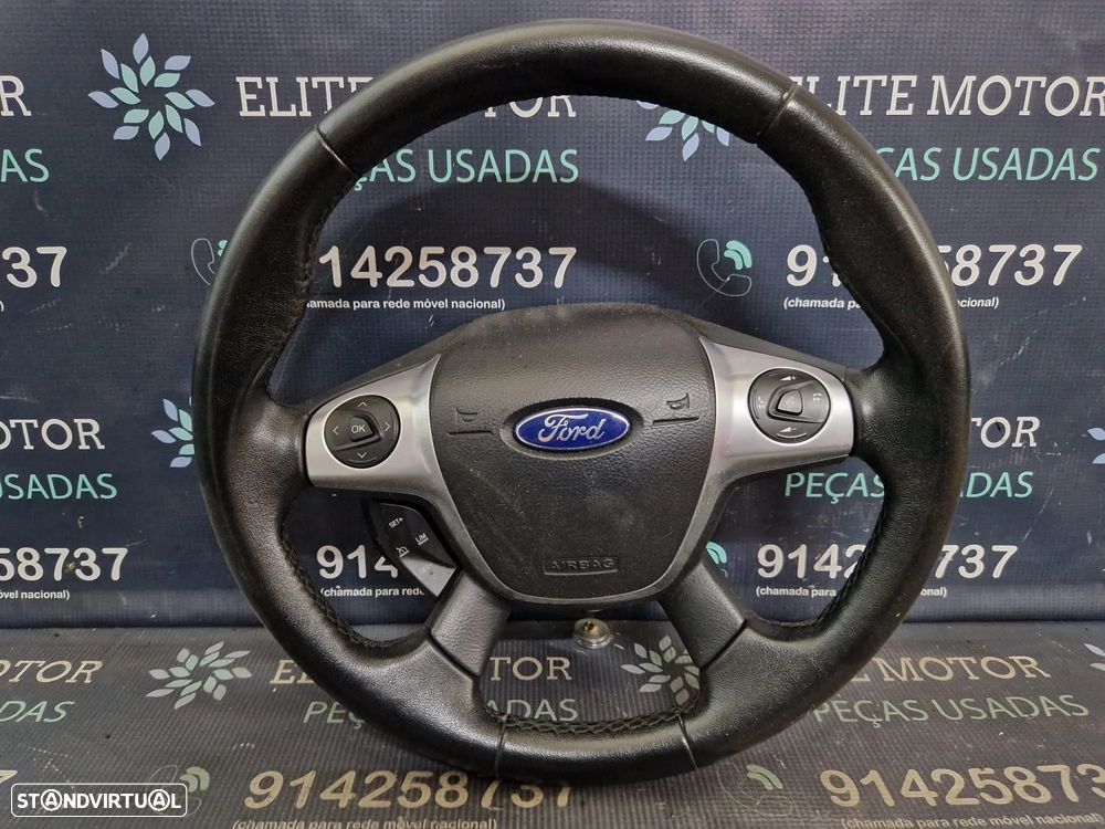 Volante usado pele com airbag FORD C-MAX II CMAX FOCUS III 3 - 3