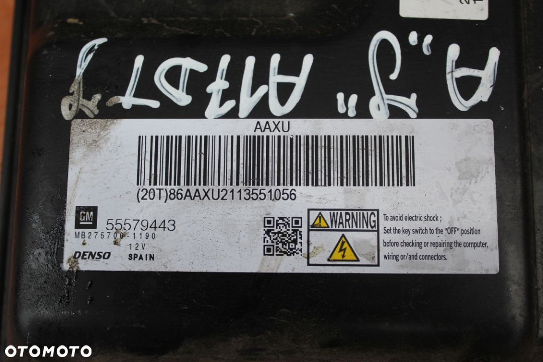 KOMPUTER STEROWNIK SILNIKA OPEL ASTRA J 1.7 CDTI A17DTJ 110KM 55579443 - 3