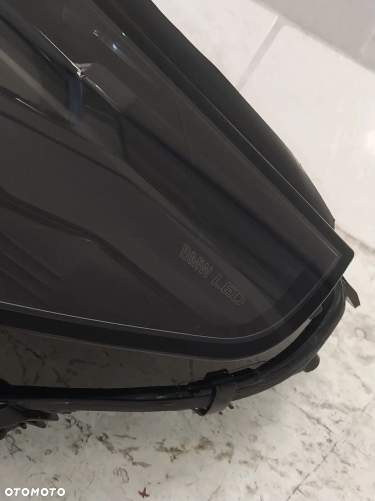 BMW 5 G60 G61 REFLEKTOR LAMPA PRZÓD PRZEDNIA LEWA FULL LED PRZETWORNICA KOMPLETNA BLACK ORYGINAŁ - 9