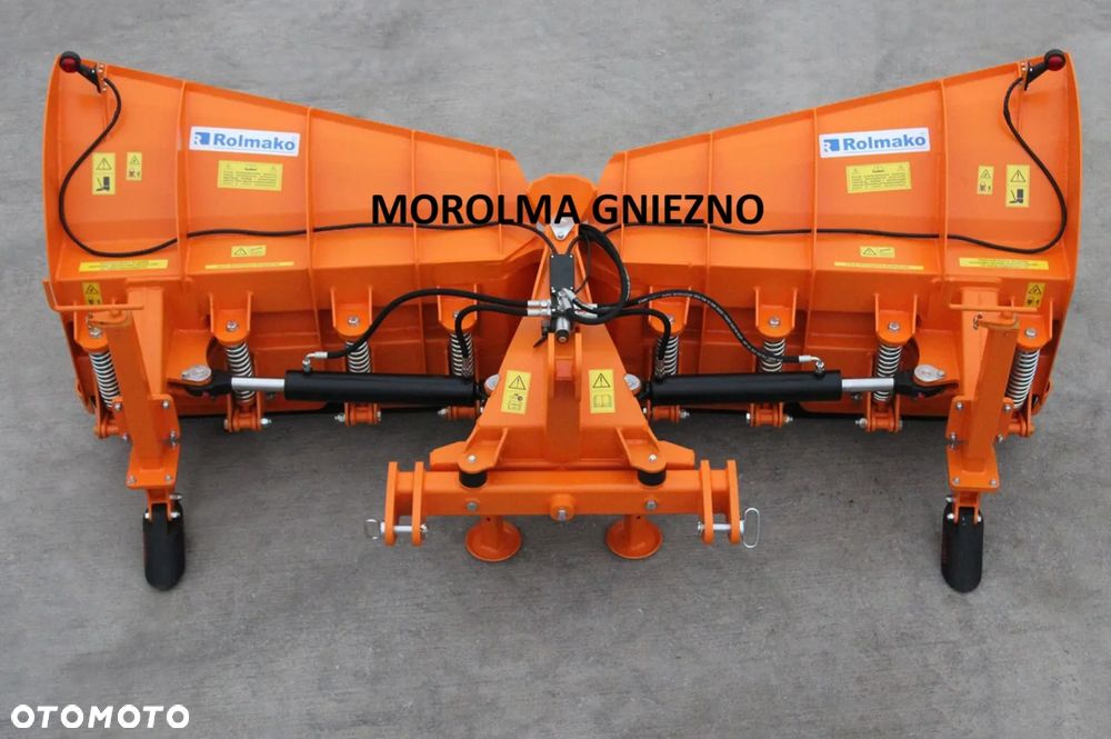 Składany pług do śniegu śnieżny komunalny ciężki 3,0 m TUZ kat II hydrauliczny - 14