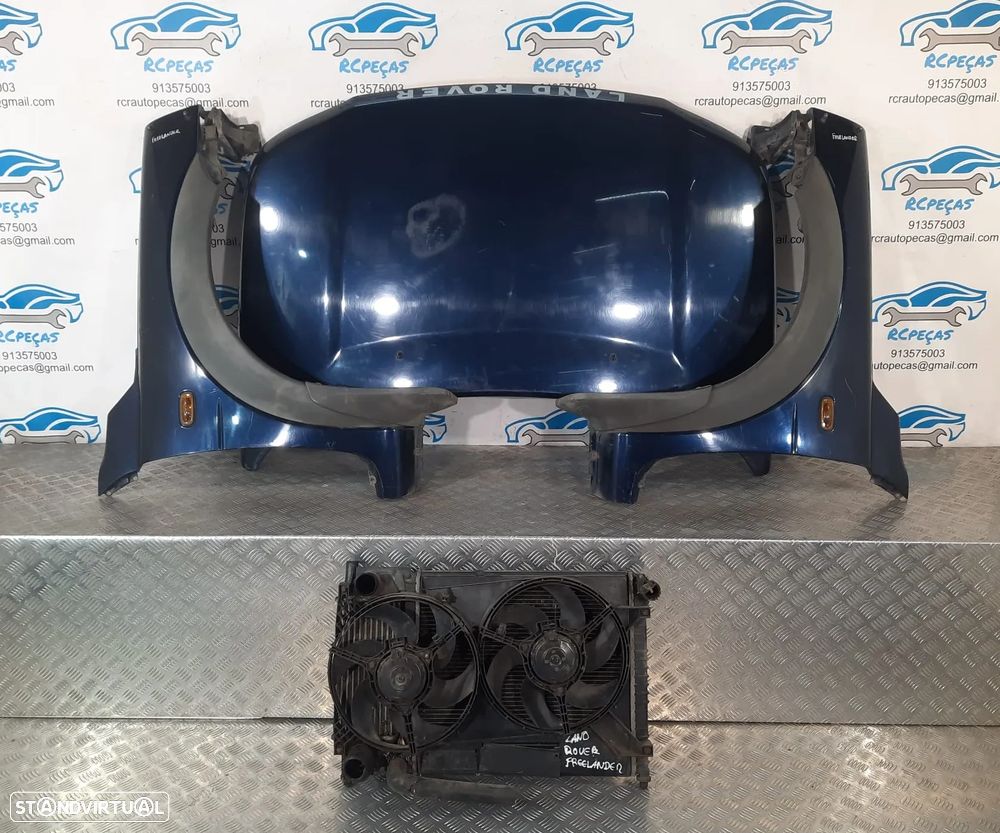 FRENTE COMPLETA LAND ROVER FREELANDER I 1 MK1 CAPOT PARACHOQUES GUARDA-LAMAS OTICAS RADIADOR VENTILADOR FRENTE FIBRA REFORÇO - 8