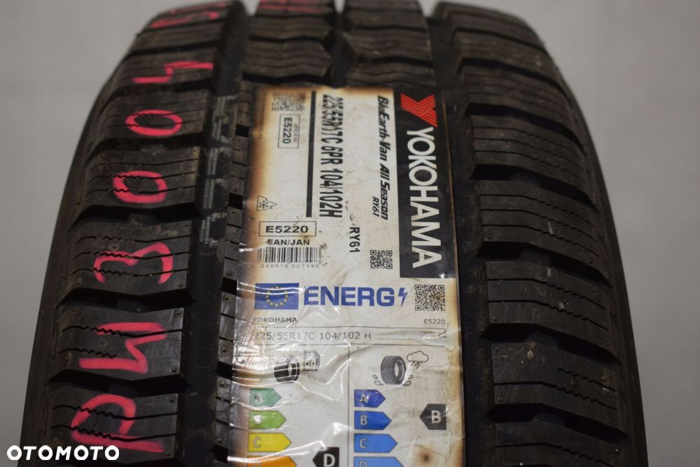 R17C 225/55 Yokohama BluEarth Van All Season RY61 104/102H Wysyłka gratis! - 1