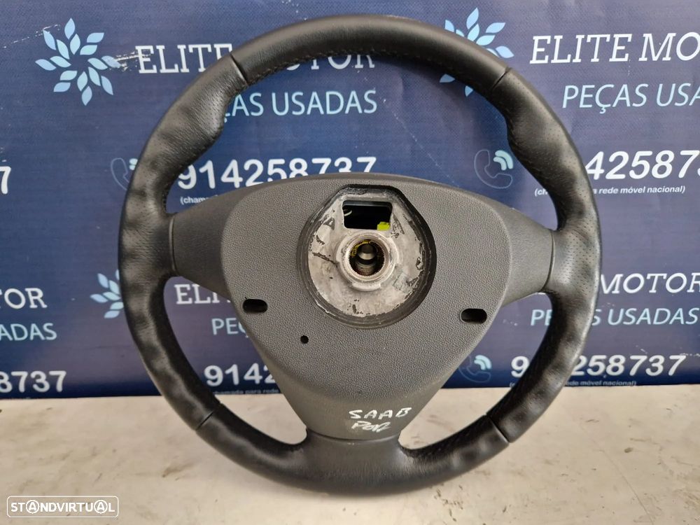 Volante usado pele com airbag SAAB 9-3 93 - 5
