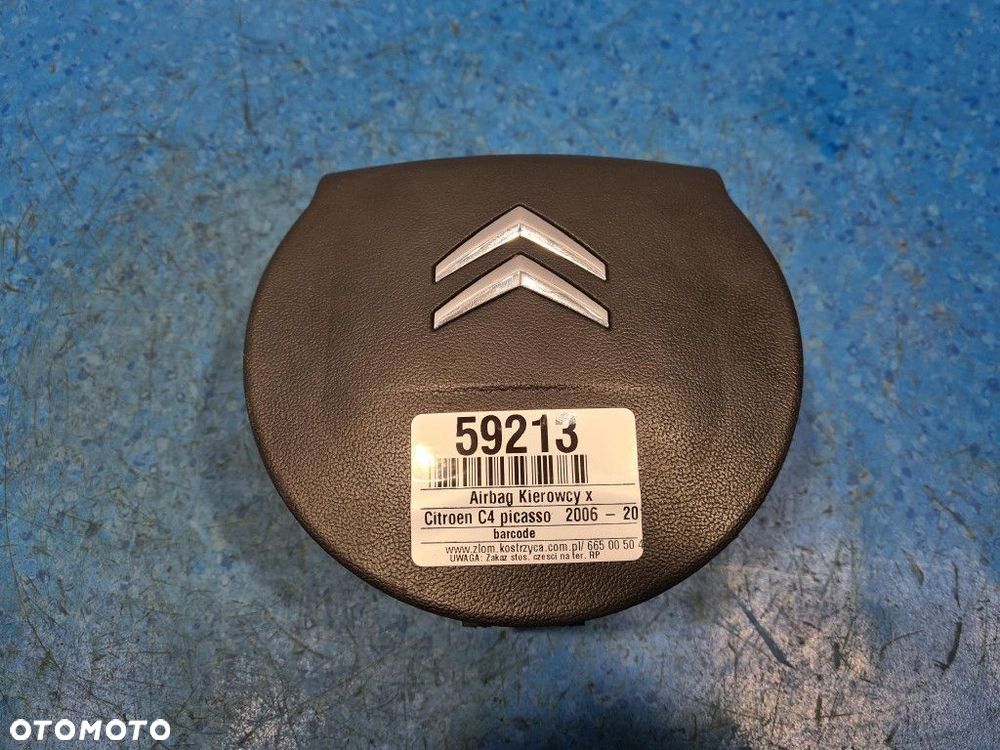 CITROEN C4 PICASSO AIRBAG KIEROWCY X 96542463ZD KHLD 10 JBAL - 1