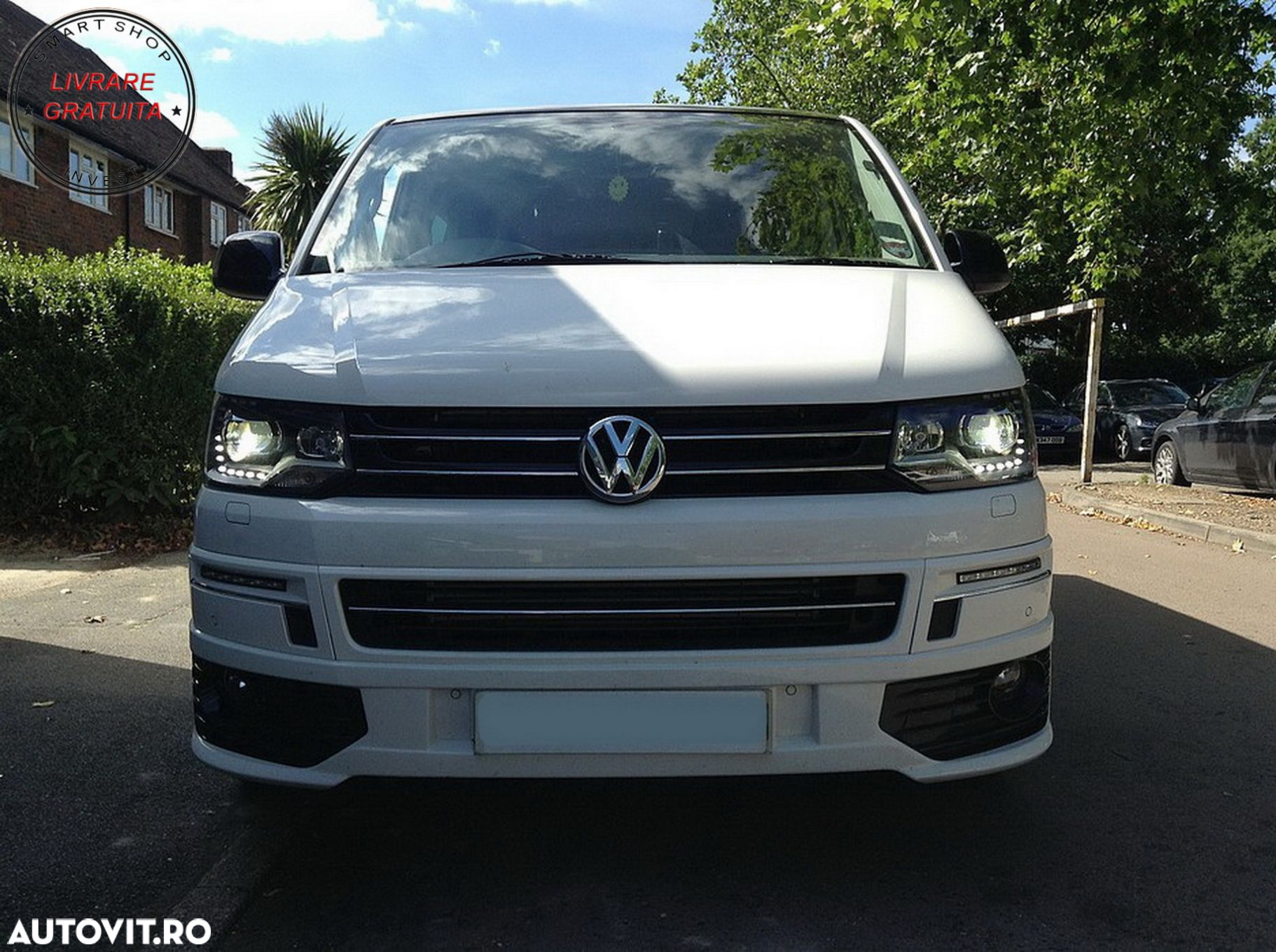 Lumini de zi LED DRL VW Transporter Multivan Caravelle T5.1 Facelift (2010-2015)- livrare gratuita - 10