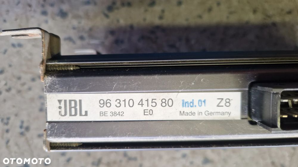 PEUGEOT 607 WZMACNIACZ AUDIO 9631041580 - 3