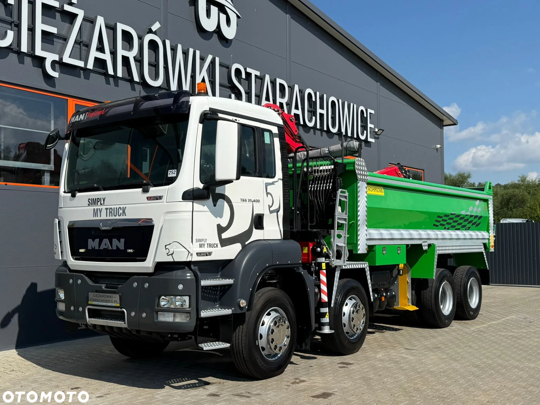 MAN MAN TGS TGX 35.400 // 8x4 // E5 // wywrotka kiper + HDS z czerpakiem / - 3