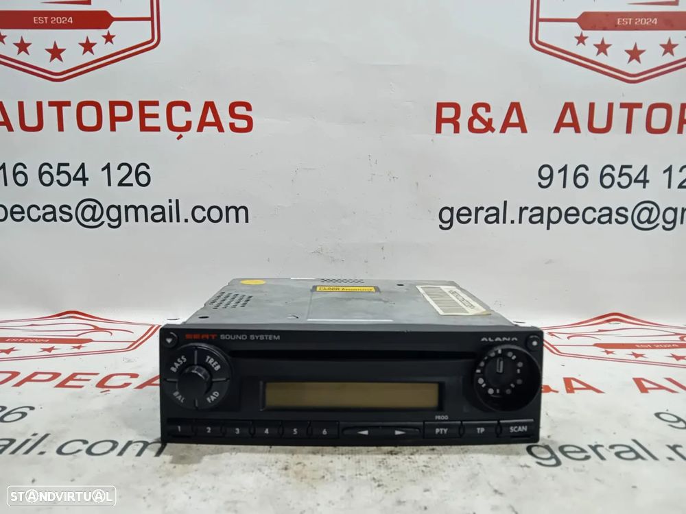 Auto Rádio Seat Ibiza 6L 6L0035156 Orignal - 6