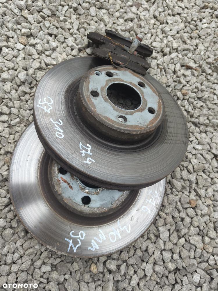 MERCEDES W211 w219 CLS TARCZE Hamulcowe Przód + Klocki Hamulcowe 310mm 312mm ATE - 1