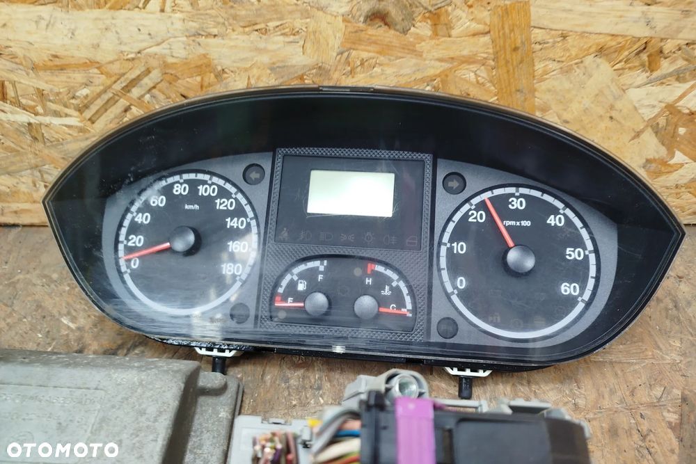 Zestaw startowy, komplet do odpalenia auta, komputer VISTEON 9665066480 / 9661256980 sterownik silnika 2.2 HDI Euro4 120KM do Fiat Ducato III Peugeot Boxer II Citroen Jumper II 06-2014r, w komplecie: sterownik silnika , stacyjka, kluczyk, moduł komfortu, immobilizer, licznik - 2