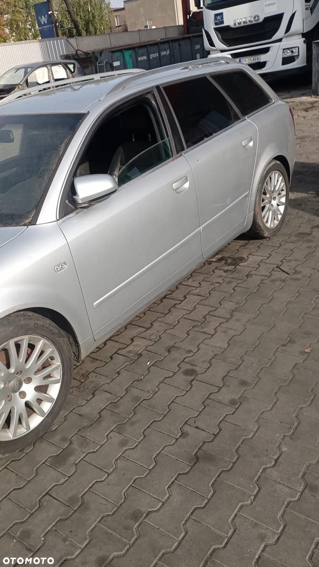 Audi A4 B6 Ly7w czesci s line wnetrze drzwi zderzak bltotnik klapa - 13