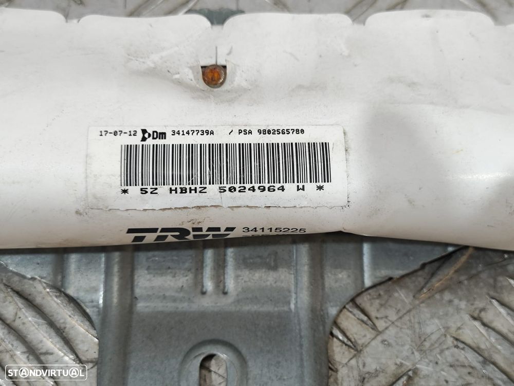 Conjunto Cortinas Laterais Airbag Esquerda Direita Citroen DS5 34147739A 34147738A - 8