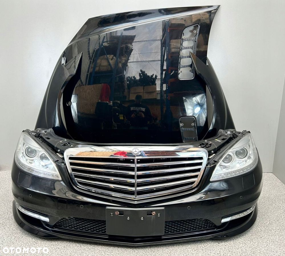 MERCEDES S W221 LIFT AMG ZDERZAK LAMPY BI XENON BŁOTNIKI KOMPLETNY PRZÓD - 1