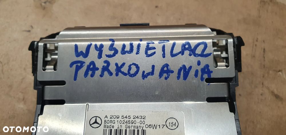 Wyświetlacz PDC Mercedes C-Klasa W203 A2095452432 - 7