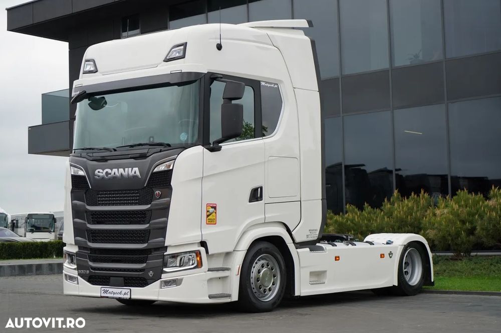 Scania S 530 / V8 / RETARDER / I-PARK COOL / PLATĂ JOSĂ / PIELE / - 2