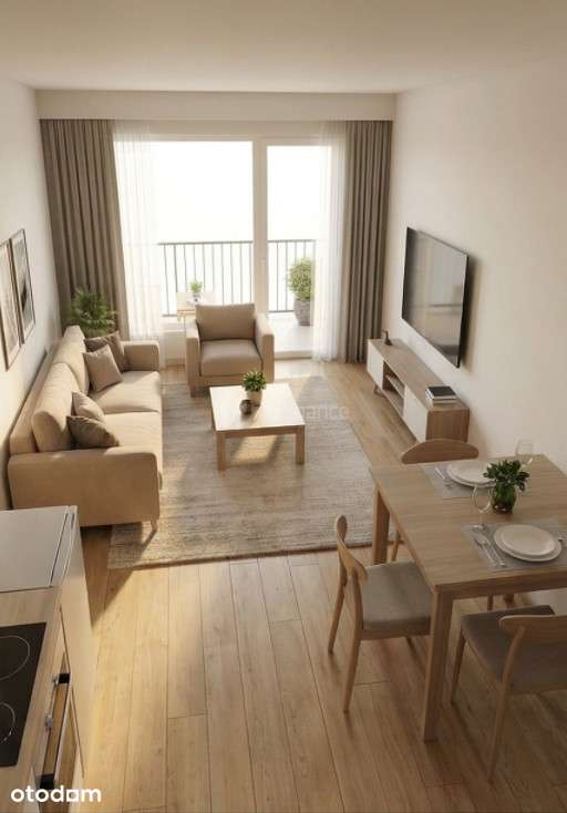 Duże 3 pokoje 55 m2 smart zachód las Gdynia