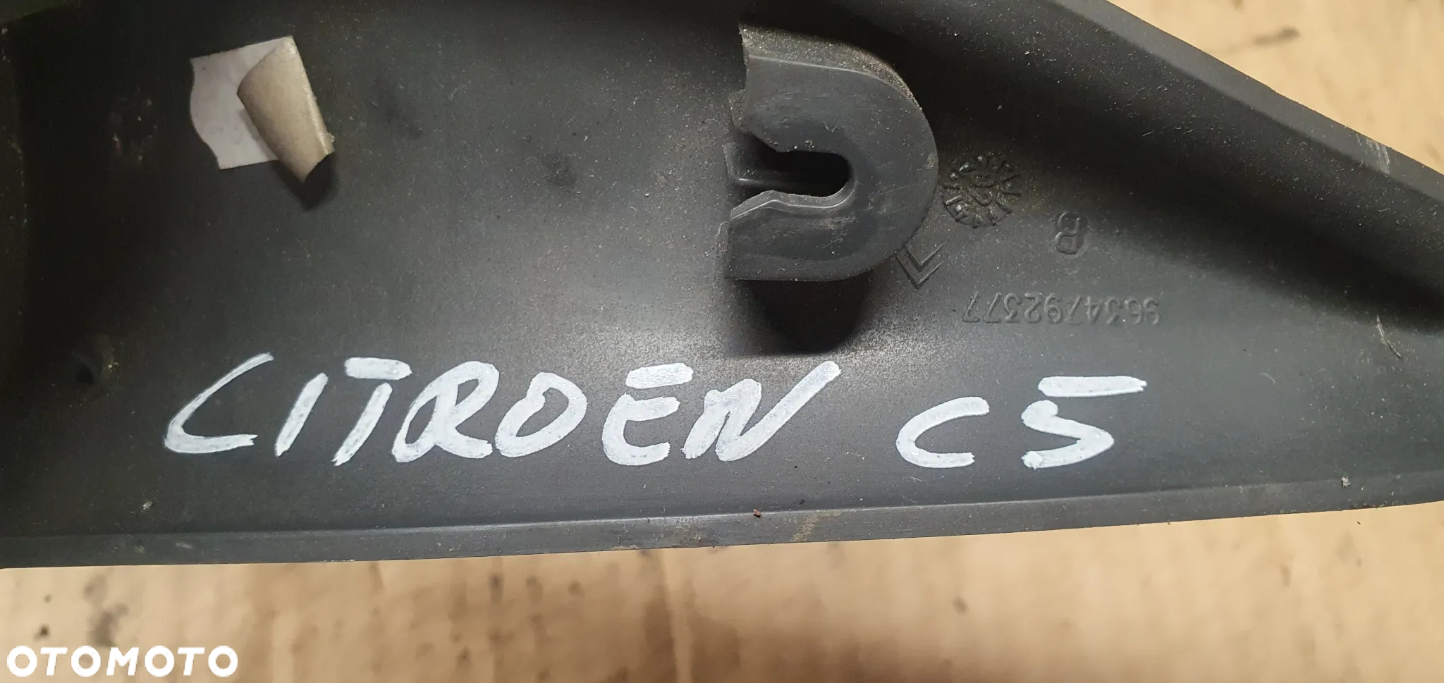 Zaślepka drzwi prawy tył tylna prawa Citroen C5 9634792377 - 6