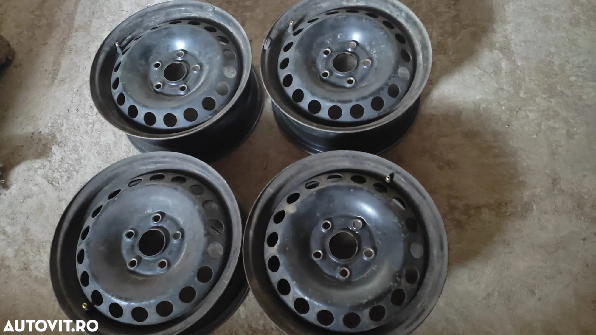 Jante tabla 5X112 Skoda Octavia 2 Seat Leon Vw GOLF 5 6 6Jx15H2 ET47Audi - 3