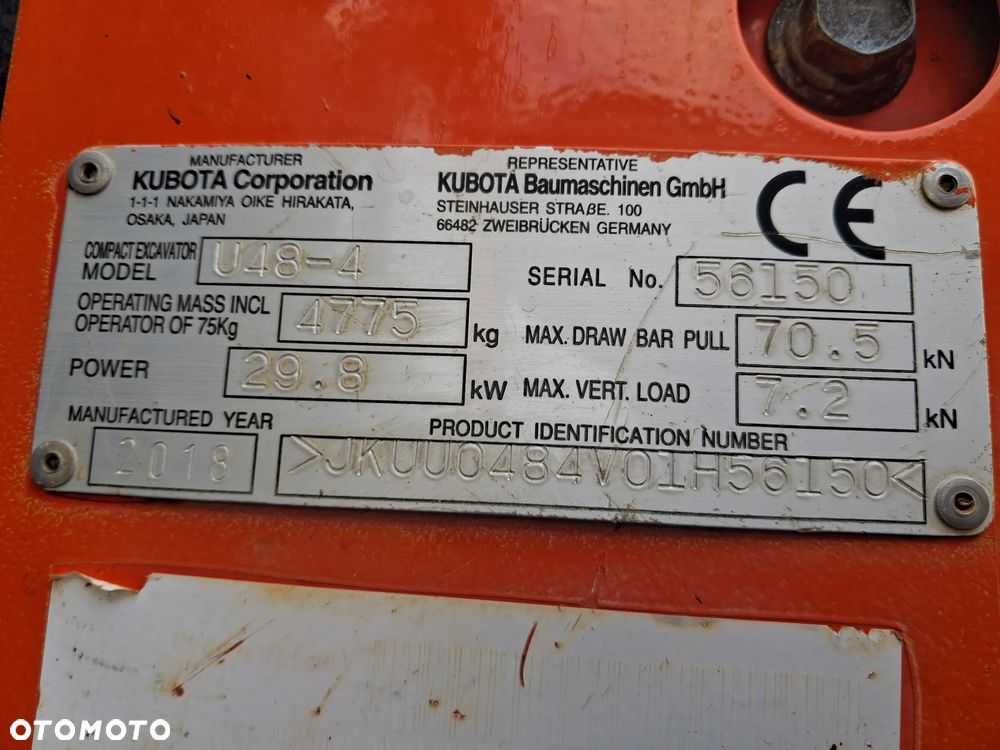 Kubota U 48 - 4 - 17