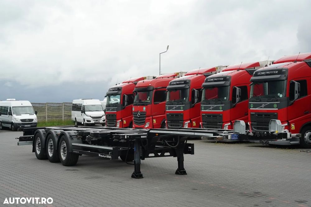 Kögel SEMIREMORCĂ CONTAINER / UNIVERSAL / SPATE EXTENSIBIL / PENTRU TOATE CONTAINERELE - 9