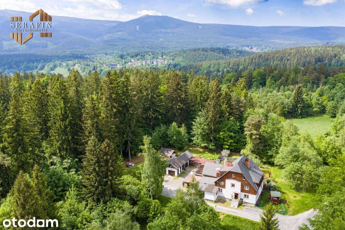 Szklarska Poręba: mieszkanie z ogrodem i garażem
