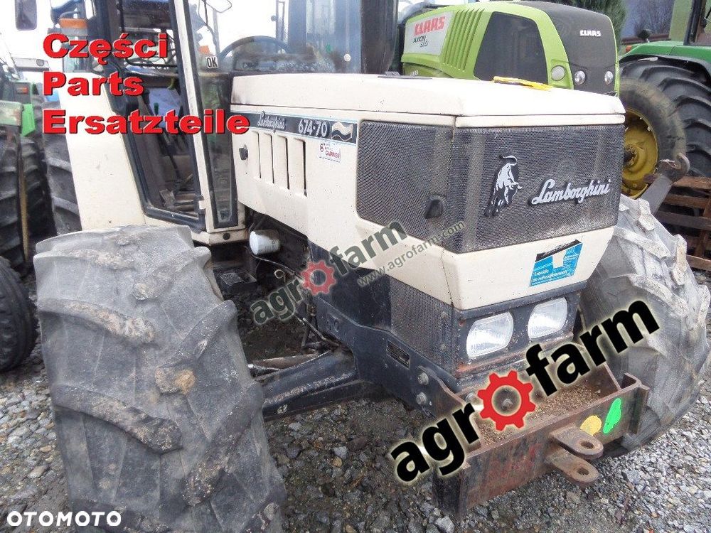 Lamborghini 674-70 części, skrzynia biegów, kabina - 2