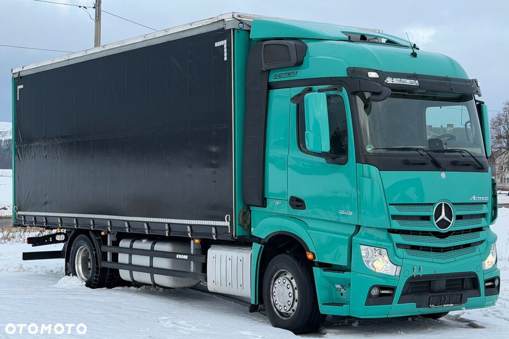 Mercedes-Benz ACTROS 1845 / FIRANKA / 18 EUROPALET / ALUSY / 8 000 KG ŁADOWNOŚCI / 2018 ROK / SPROWADZONY / AUTOMAT / SYPIALKA / EURO 6 - 1