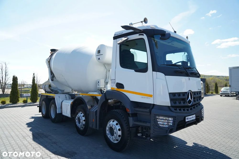 Mercedes-Benz AROCS 3240 / GRUSZKA 9M3 / 8x4 / BETONOMIESZARKA / AUTOMAT / KAMERY / ALUFELGI / - 8