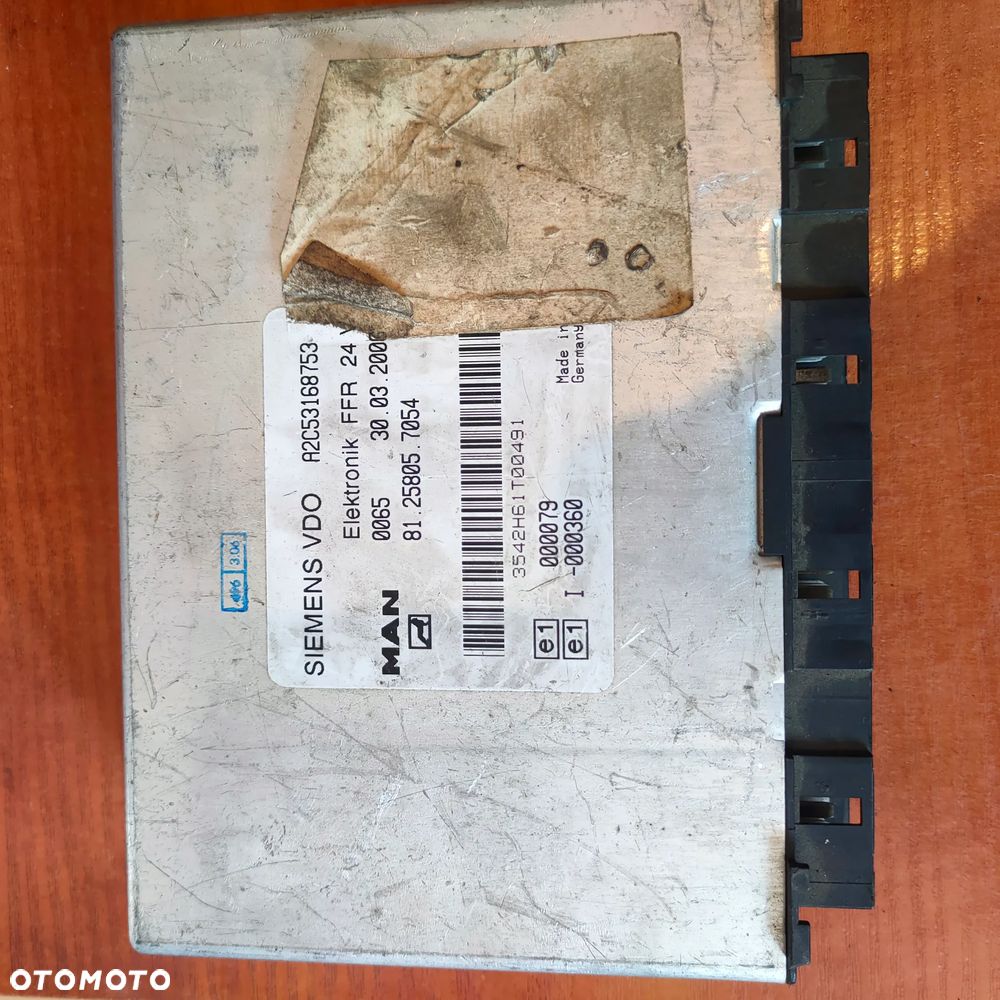 Jednostka sterująca MAN A2C53168753 do ciężarówki MAN