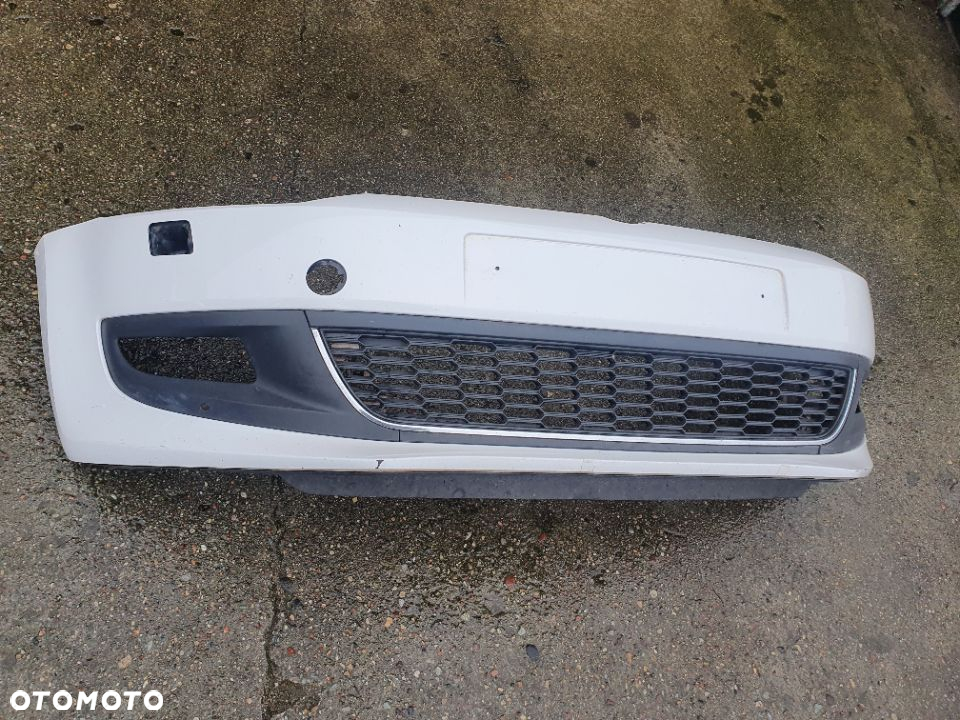 VW Polo V HighLine 09- zderzak przedni kratka spoiler 6R - 2
