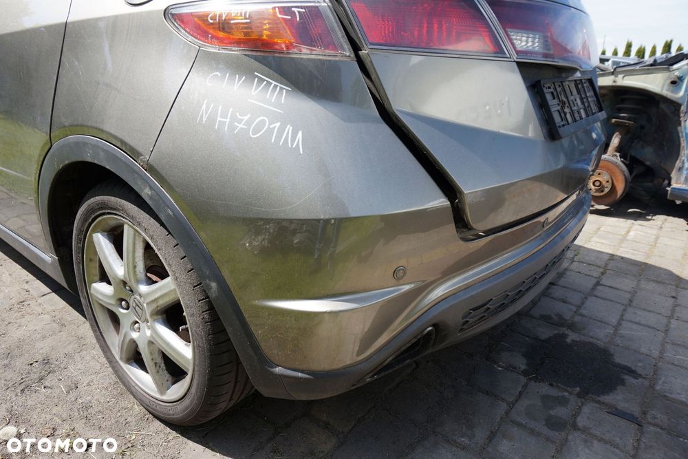 ZDERZAK TYLNY CIVIC VIII 5D HB NH701M  SZARY HONDA 2006-2010 - 4