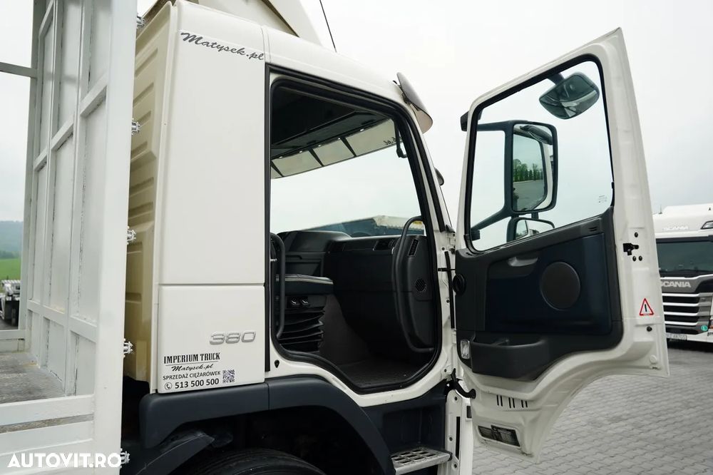 Volvo FM 380 / SOLO / 6X2 / PENTRU ANIMALE / PĂSĂRI / RIDICARE 2.000 KG / EURO 5 - 36