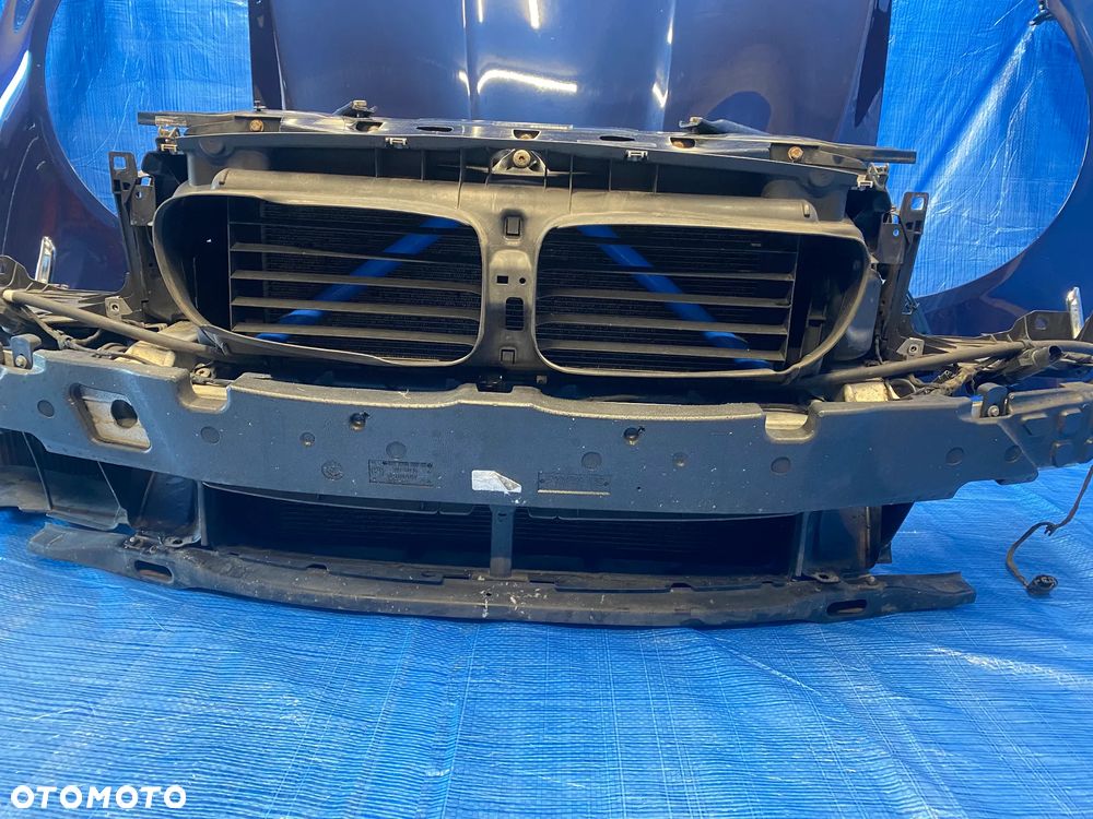 PRZÓD KOMPLETNY BMW F10 F11 NIEBIESKI A76 TIEFSEEBLAU MASKA ZDERZAK LAMPY XENON PAS PRZEDNI CHŁODNICE 535I KOMPLET EUROPA - 21
