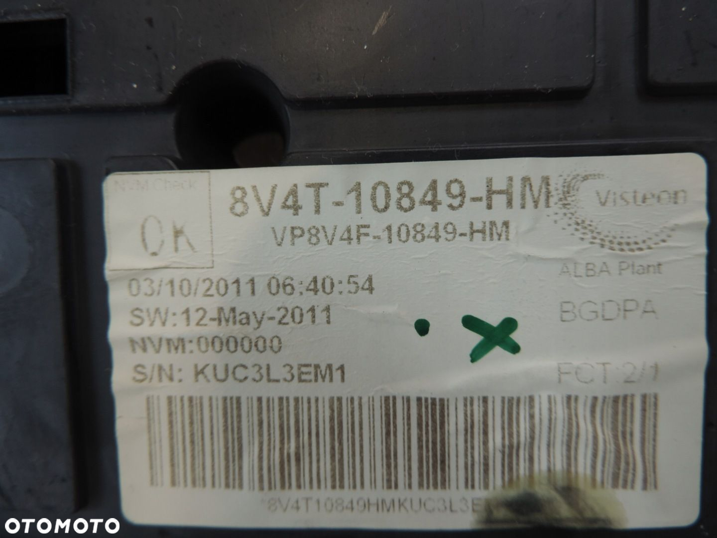 FORD KUGA MK1 2.0 TDCI LICZNIK ANGLIK8V4T-10849-HM - 8
