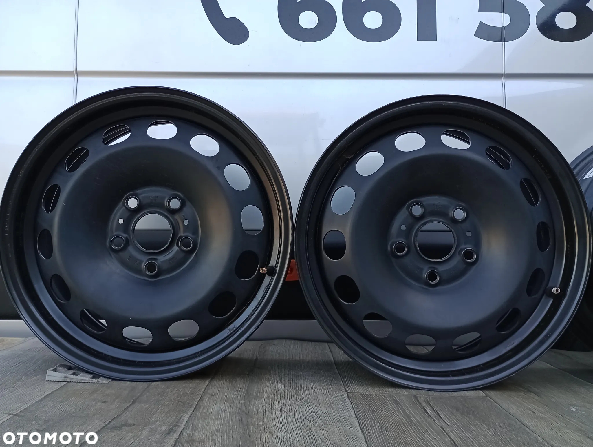 FELGI STALOWE 5x112 R16 6J ET43 AUDI Q2 A3 SEAT ATECA LEON SKODA KAROQ OCTAVIA VOLKSWAGEN TROC GOLF - 5